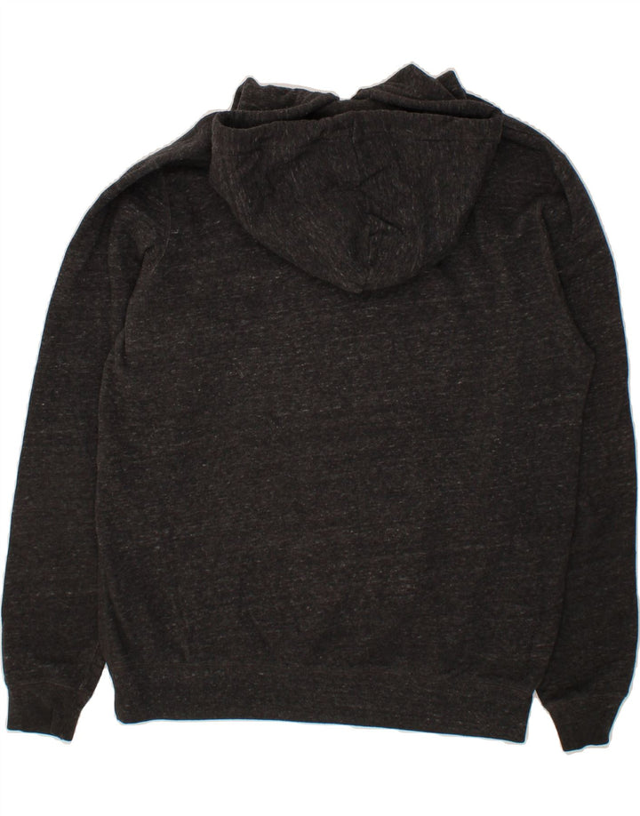 JACK WILLS Mens Graphic Hoodie Jumper Medium Grey Flecked Cotton Vintage Jack Wills and Second-Hand Jack Wills from Messina Hembry 