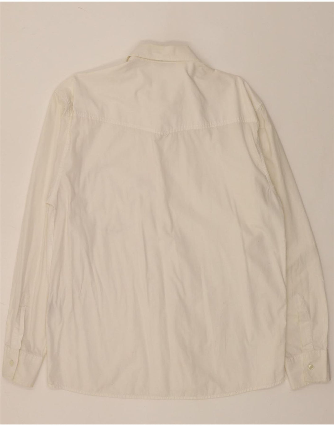 LEVI'S Mens Shirt Large White Cotton Vintage Levi's and Second-Hand Levi's from Messina Hembry 