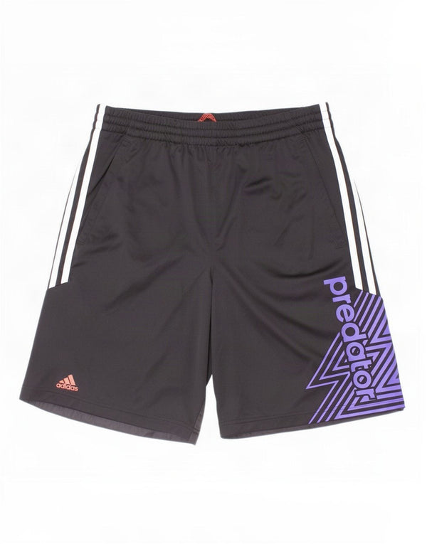 Adidas Boys Predator Graphic Sports Shorts 15-16 år Sorte Geometriske