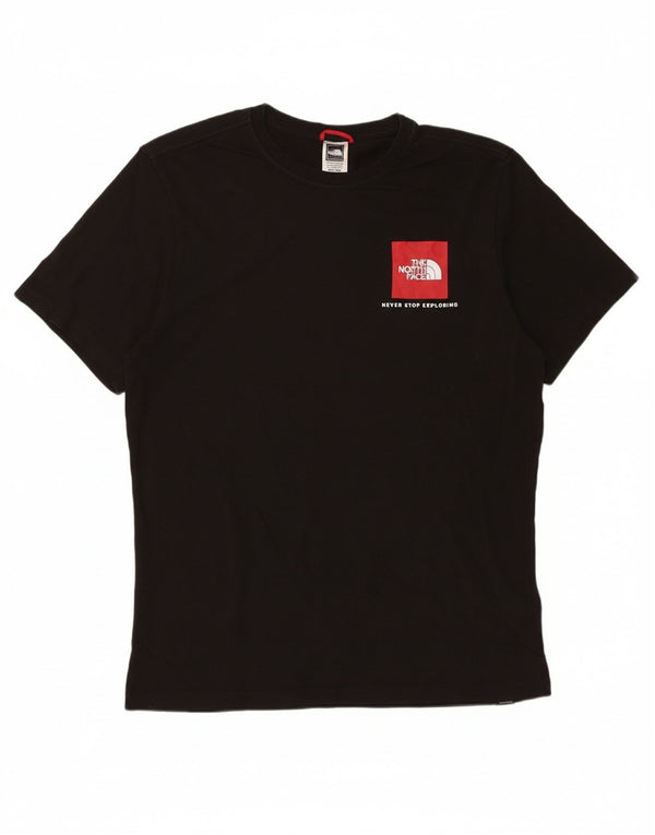 The North Face Herre T-Shirt Top Medium Sort Bomuld