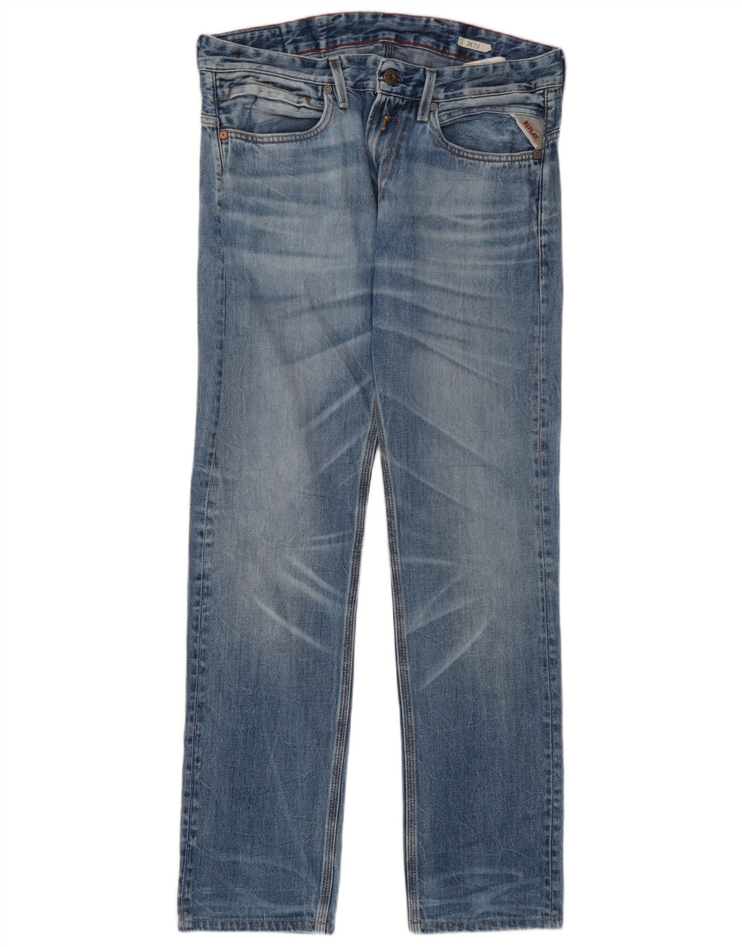 Replay Herre Jeto Slim Jeans W32 L30 Blå Bomuld