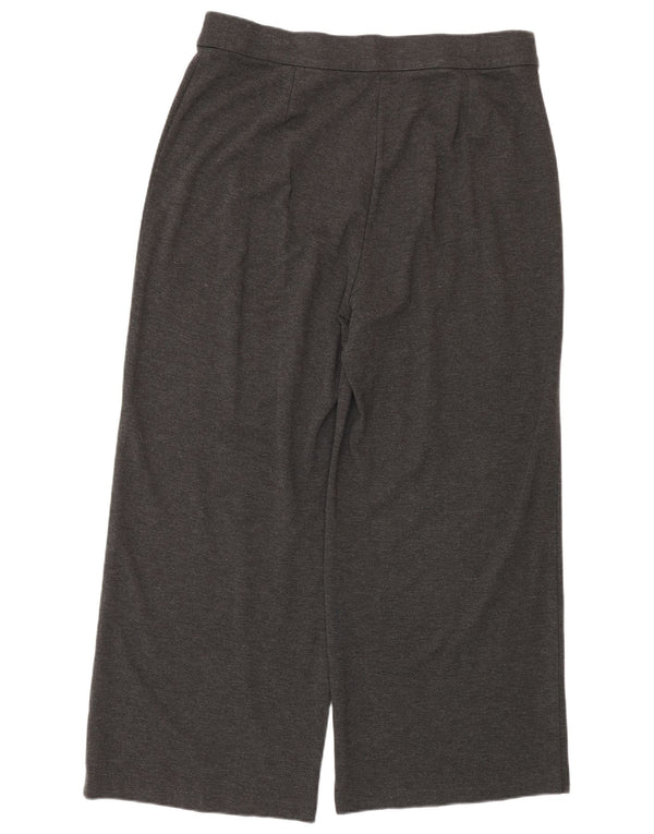 Marks & Spencer bukser med brede ben til kvinder UK 18 XL W34 L28 Grå polyester