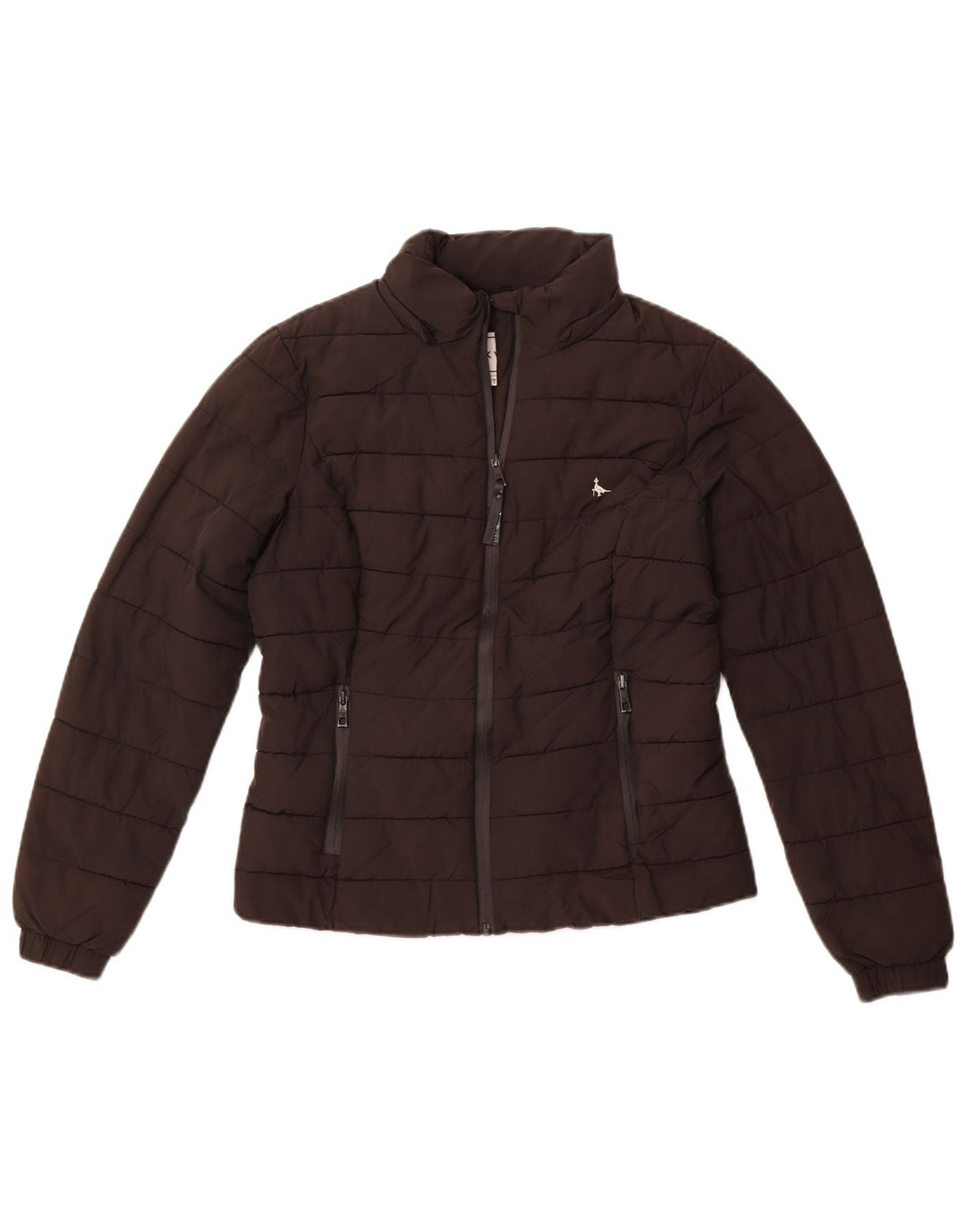 JACK WILLS Polstret jakke til kvinder UK 10 Lille sort polyester