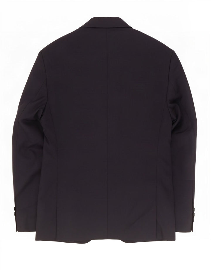 Zara Herre Sartorial 2-knaps blazerjakke EU 50 Medium Navyblå Polyester