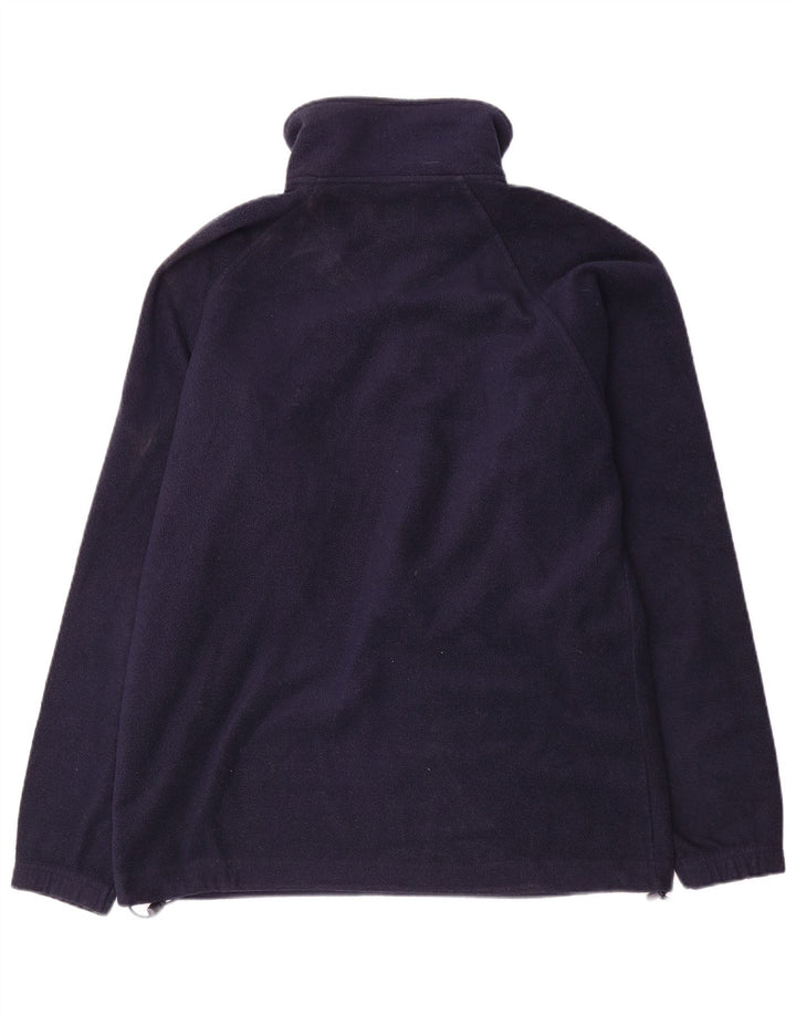 Kappa herre lynlås hals fleece jumper lille marineblå polyester