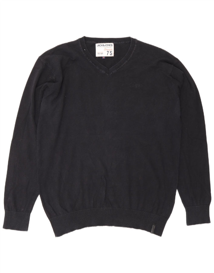 Jack & Jones Herre V-hals sweater XL marineblå