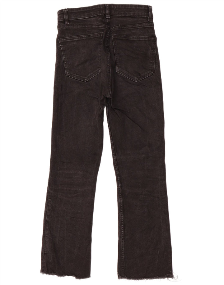 Zara Dame Bootcut Jeans EU 36 XS W26 L25 Sort