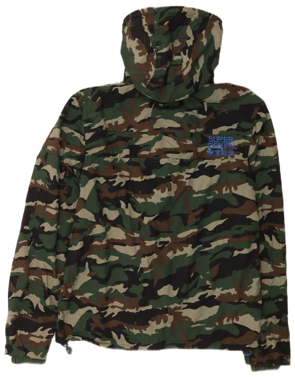 Superdry Herre The Windcheater Windbreaker Jacket UK 36 Small Green