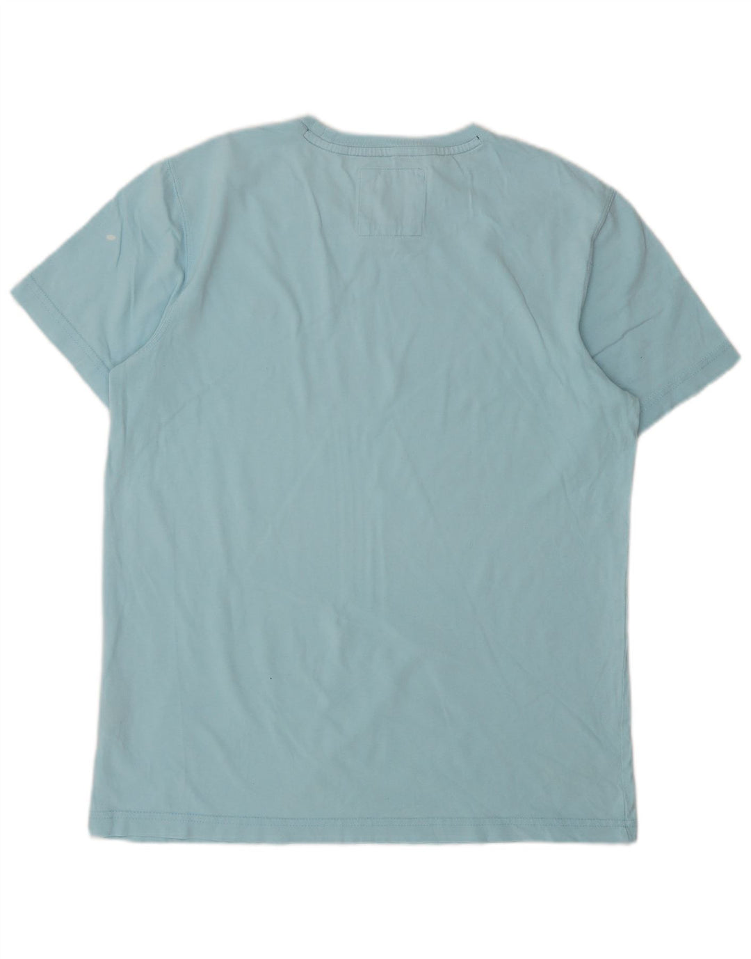Crew Clothing Herre T-Shirt Top Lille Blå Bomuld