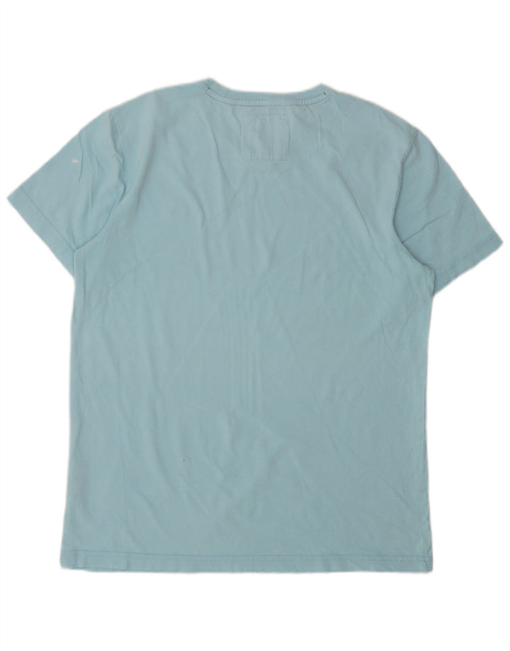 Crew Clothing Herre T-Shirt Top Lille Blå Bomuld