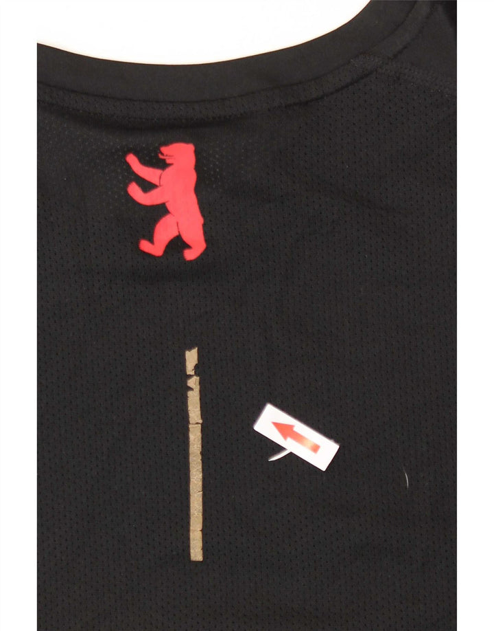 Nike Herre Berlin Grafisk T-Shirt Top Stor Sort Polyester
