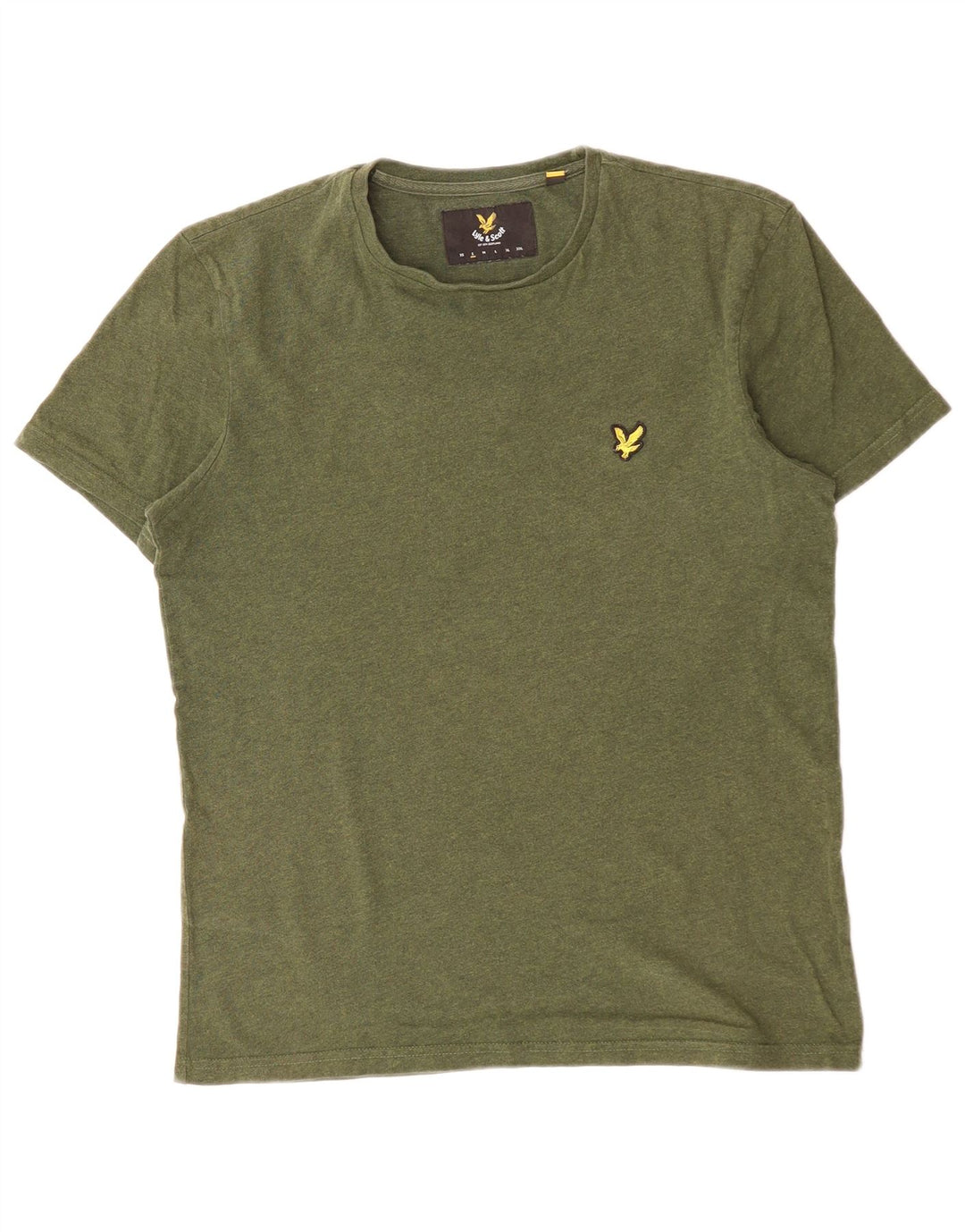 LYLE & SCOTT Herre T-Shirt Top Lille Khaki Bomuld