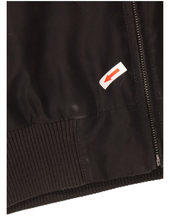 Polbot Herre Bomber Jacket UK 40 Stor Sort Polyester