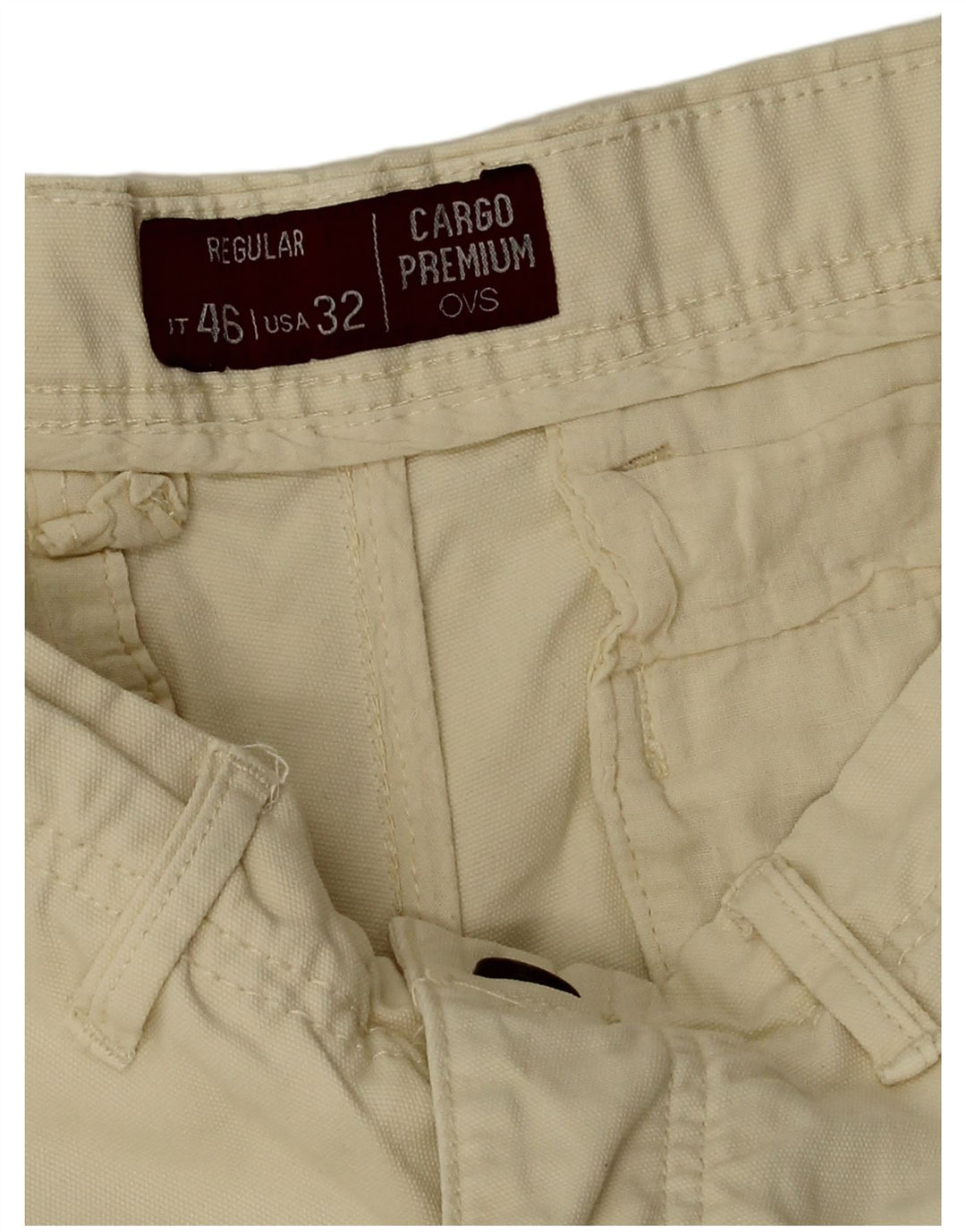OVS Herre Regular Cargo Shorts W32 Medium Beige Bomuld