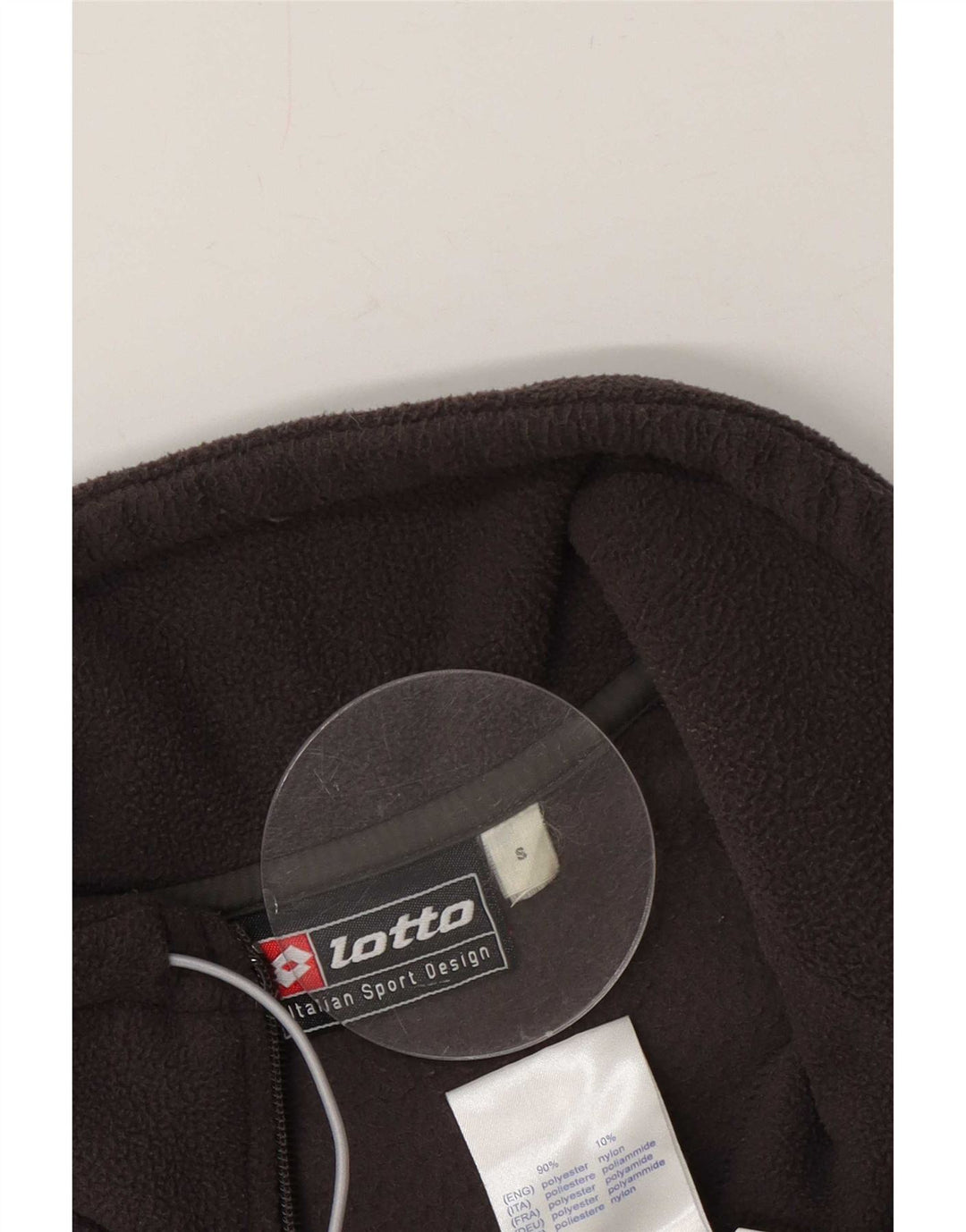 Lotto Fleecetrøje med lynlås til mænd Small Grey Colourblock Polyester