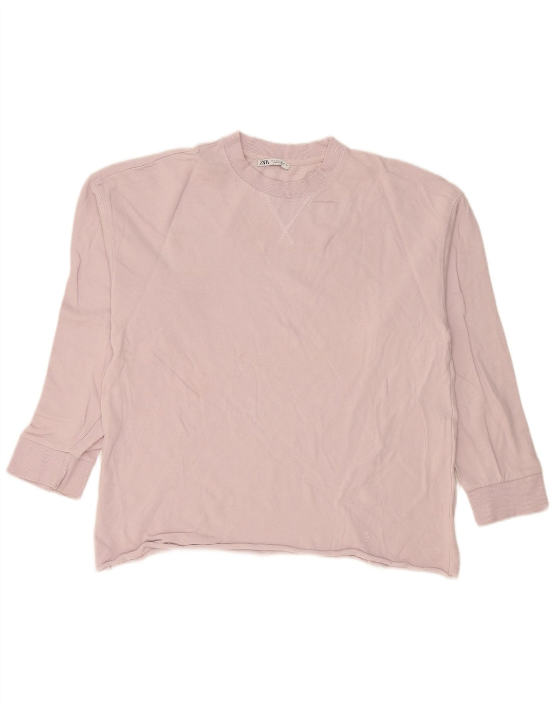 Zara Sweatshirt Sweatshirt Small Pink