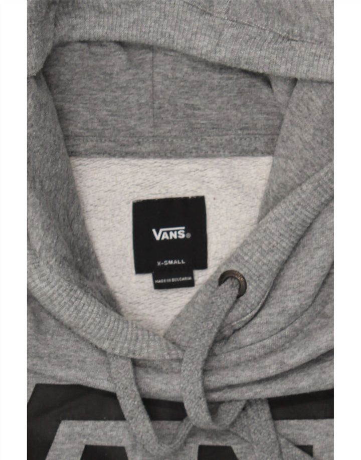 VANS Mens Graphic Hoodie Jumper XS Grey Vintage Vans and Second-Hand Vans from Messina Hembry 