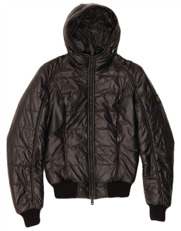 REFRIGIWEAR Polstret hættejakke til kvinder IT 42 Medium Sort Polyamid