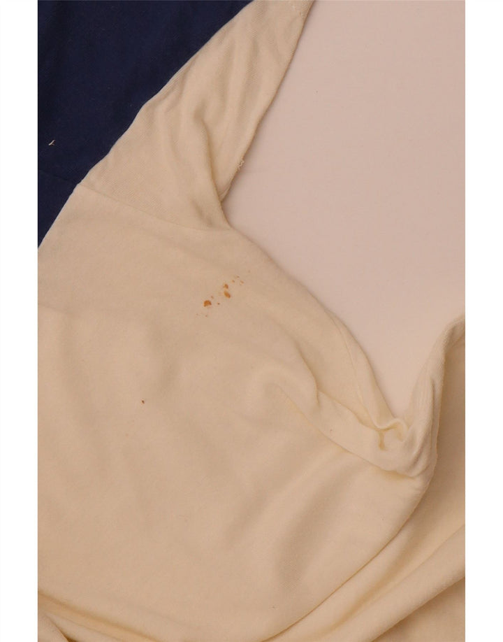 COLMAR Grafisk T-shirt til mænd mellem hvid Colourblock Cotton Sports