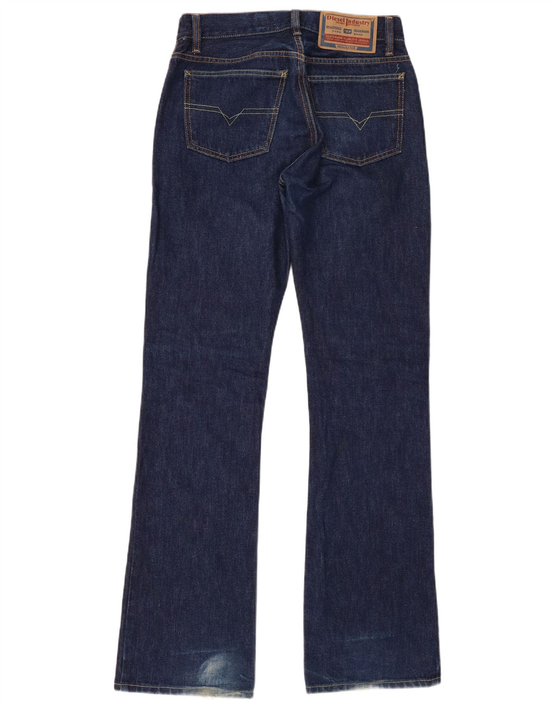 DIESEL Herre Bootcut Jeans W29 L33 Marineblå Bomuld