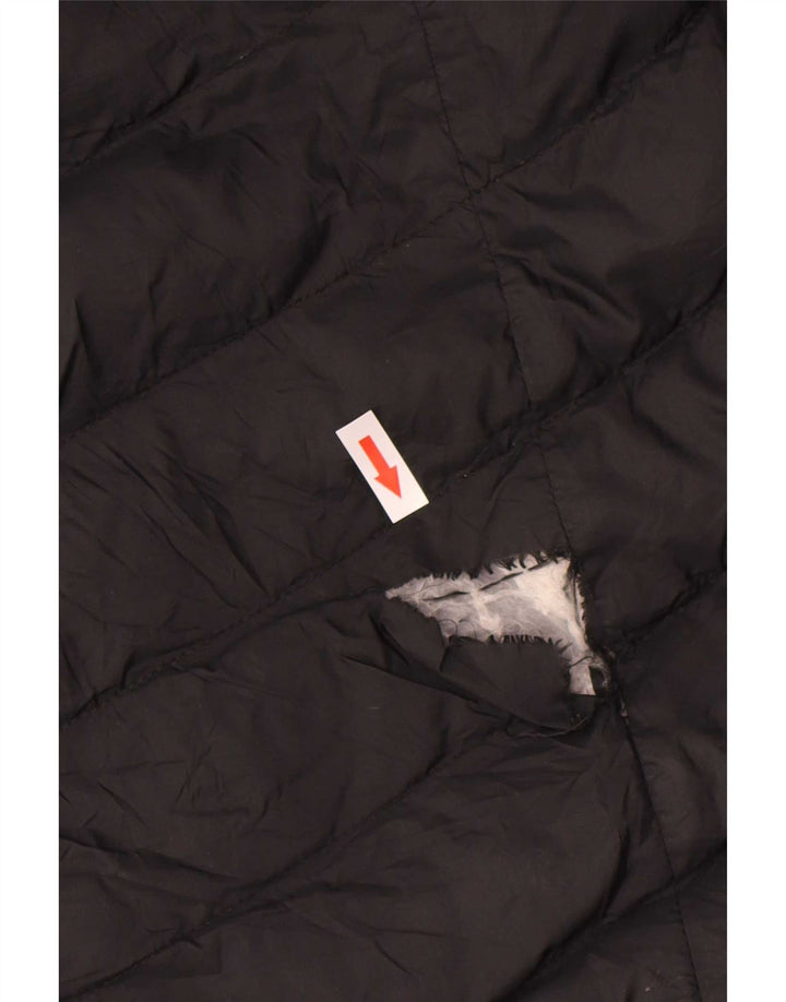 Mountain Warehouse Dame hættepolstret jakke UK 8 Lille sort polyester