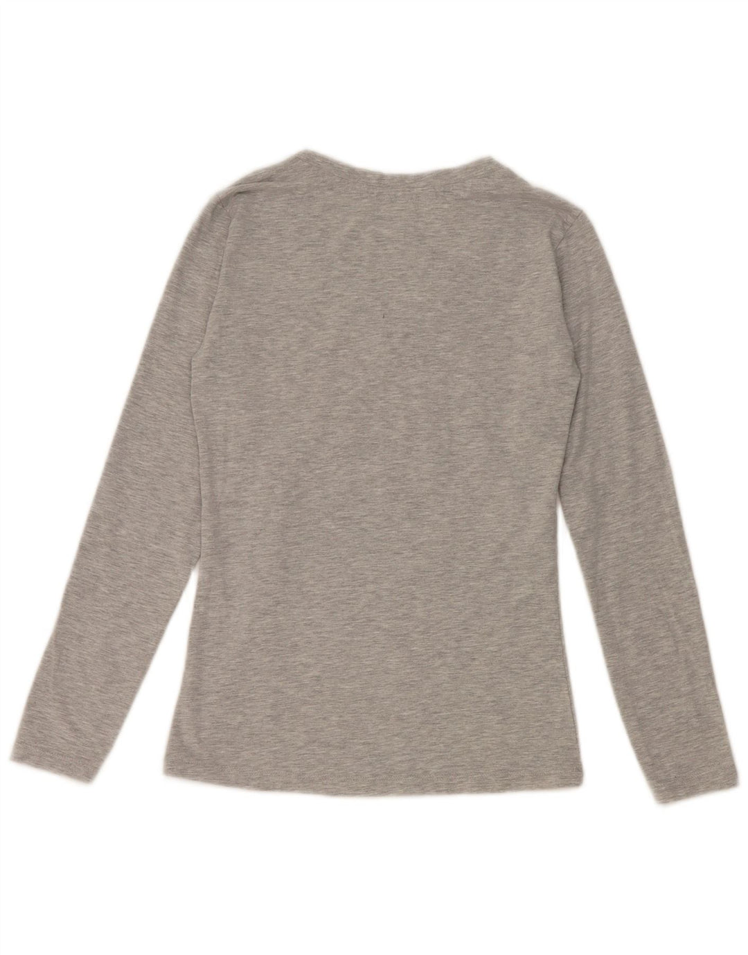Pickwick Kvinders Grafisk Top Langærmet UK 8 Small Grå Flecked Viscose