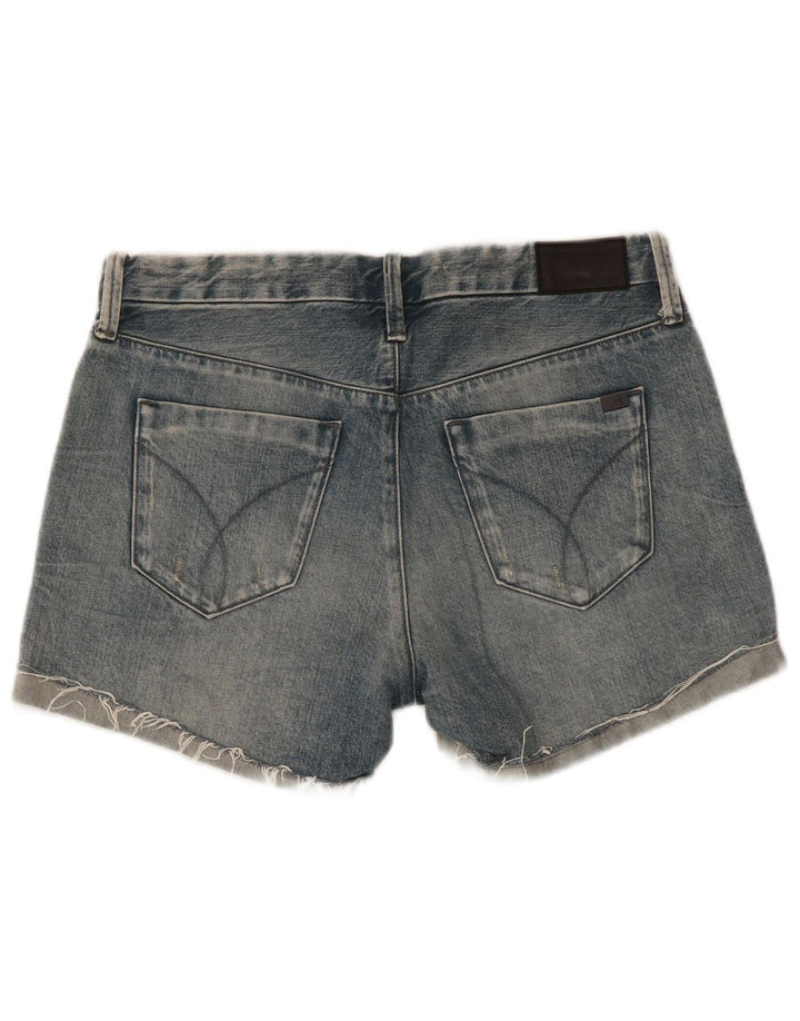 CALVIN KLEIN Womens Denim Shorts W28 Medium Blue Cotton
