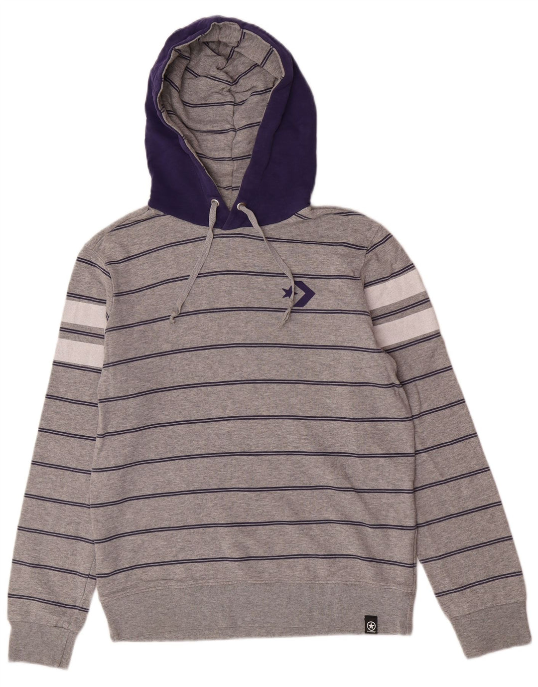 Converse Herre hættetrøje Jumper Medium Grey Colourblock Bomuld