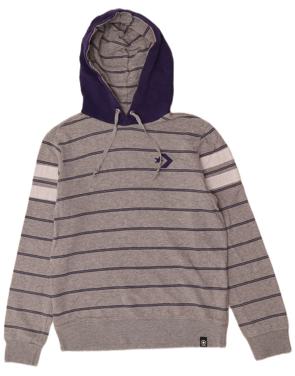 Converse Herre hættetrøje Jumper Medium Grey Colourblock Bomuld