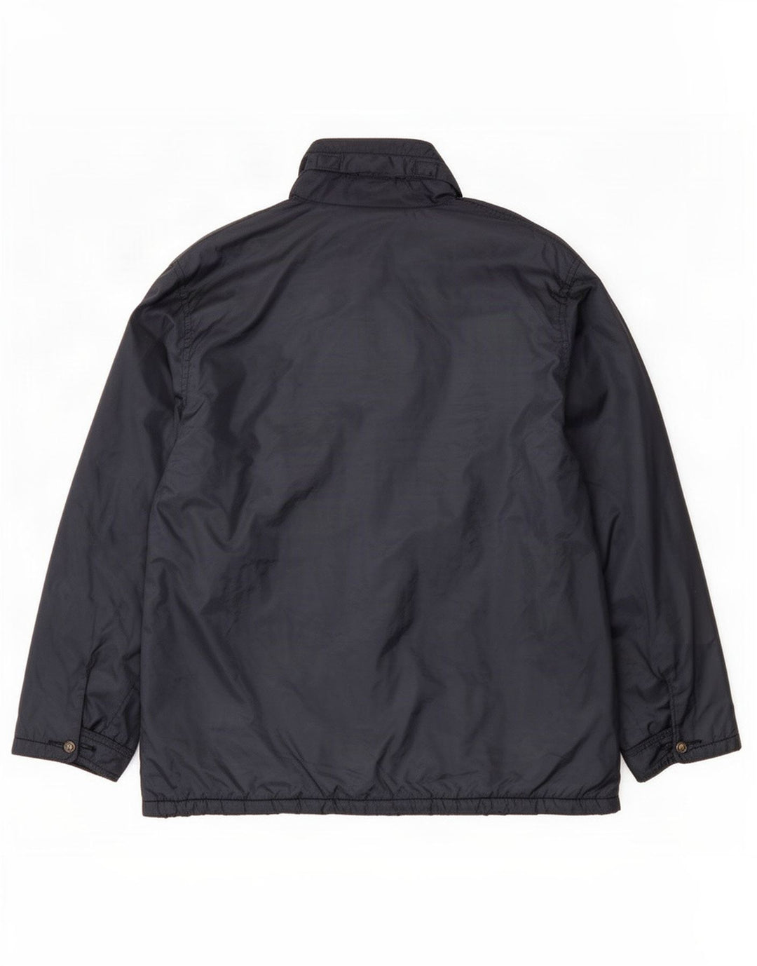 America Herre Windbreaker Jacket UK 42 XL Navy Blue Polyester