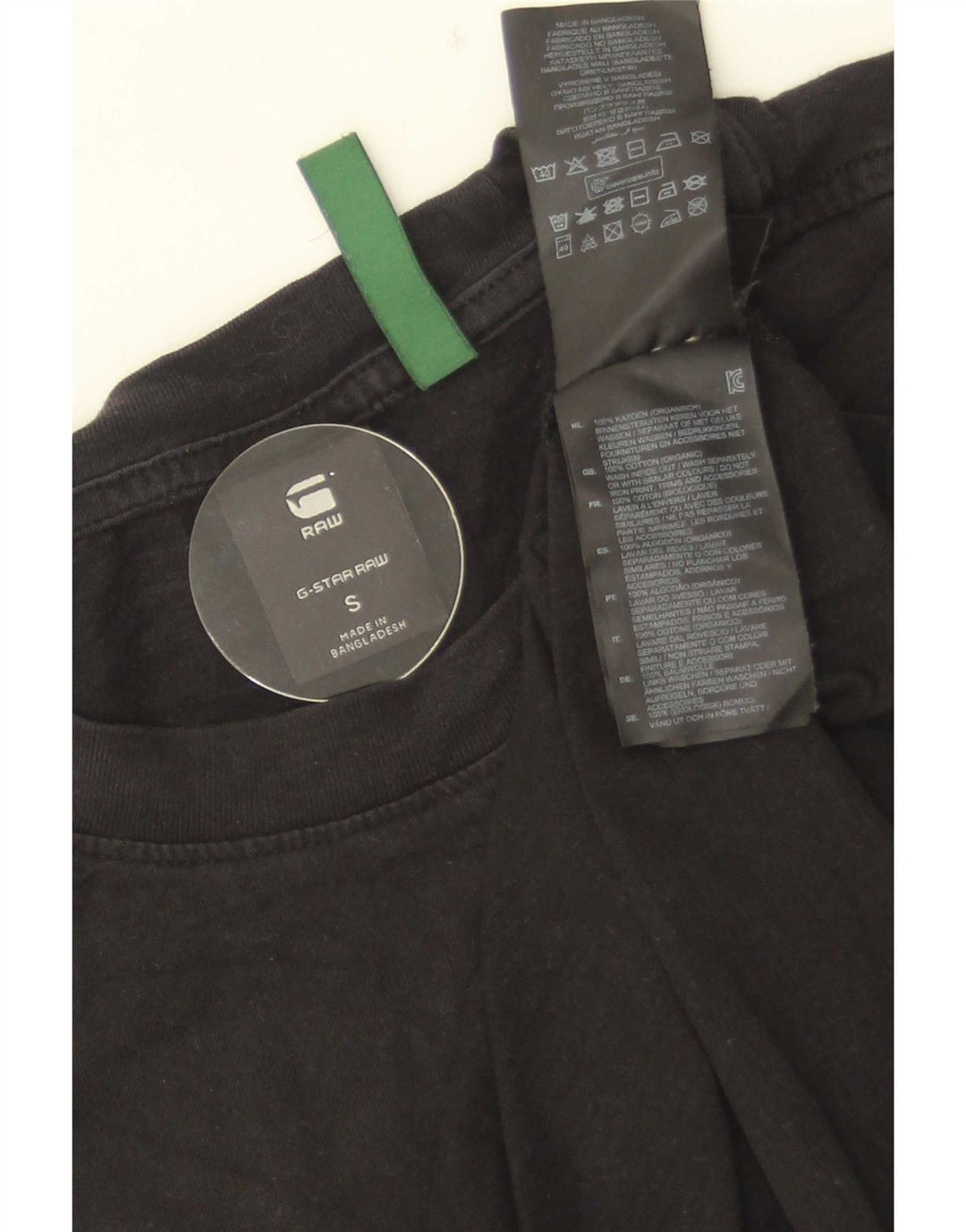 G-Star Herre T-Shirt Top Lille Sort Bomuld