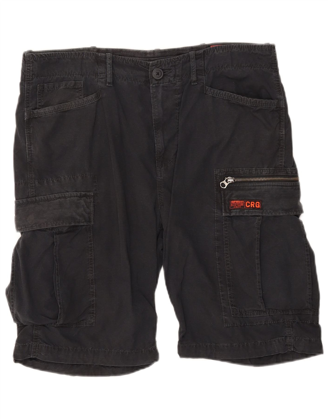 Superdry Cargo Shorts til mænd W34 Large Black Bomuld