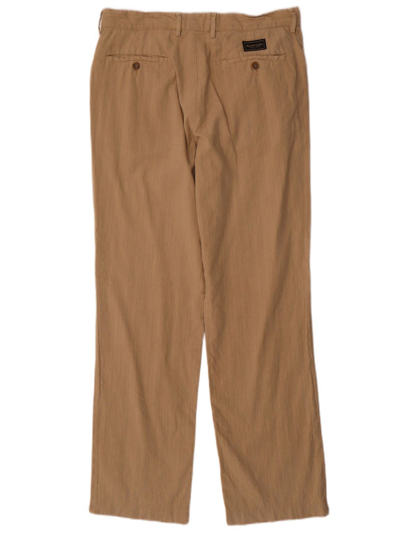 Marlboro Classics Herre Lige Casual Bukser EU 50 Large W34 L31 Beige