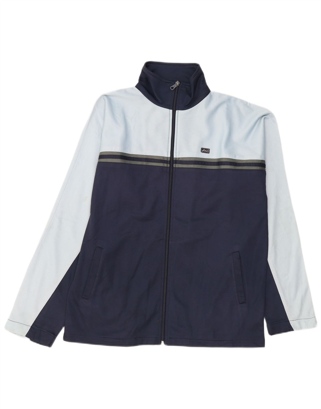 Asics Træningsdragt til mænd Topjakke Medium Marineblå Colourblock