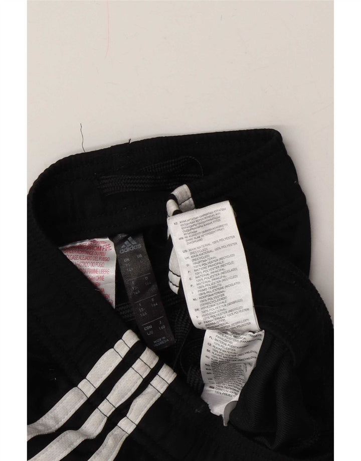 Adidas Boys Dri Fit træningsdragt bukser 13-14 år Sort polyester