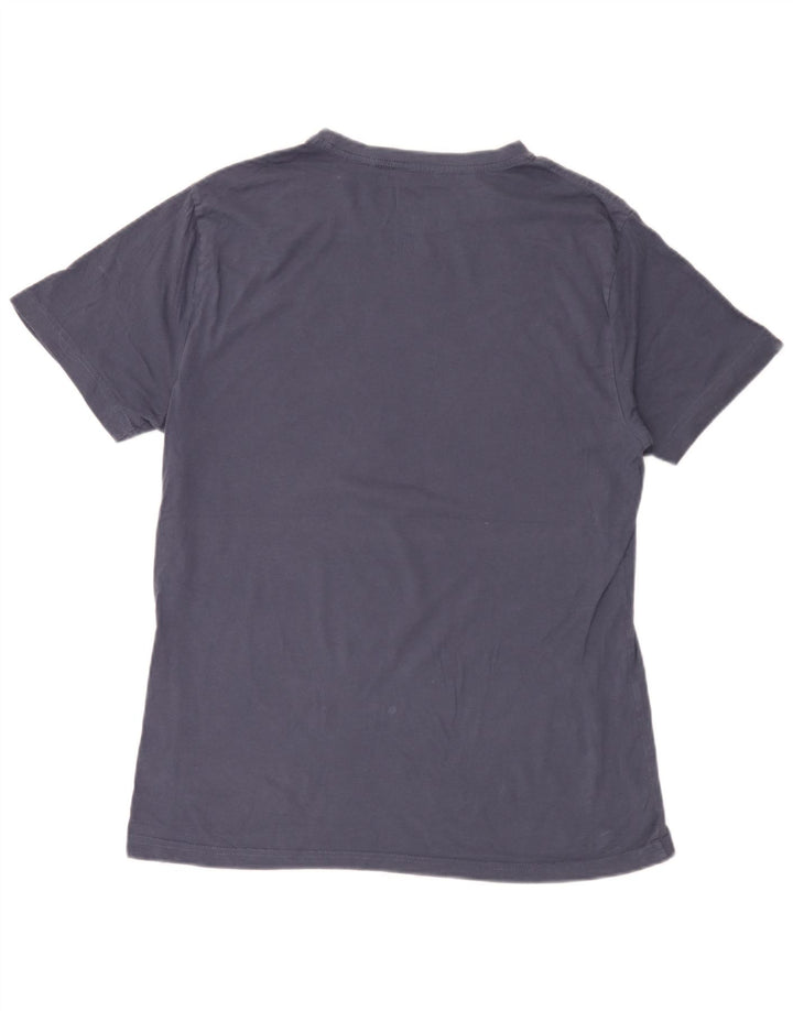 Hurley Herre grafisk T-shirt Top Medium Marineblå Bomuld