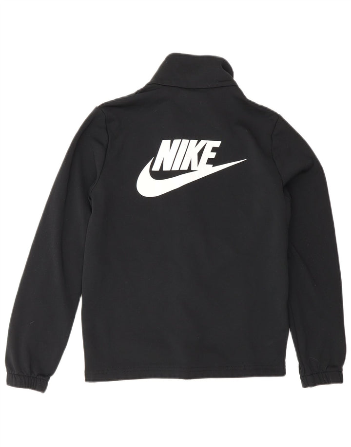 Nike drenge grafisk træningsdragt topjakke 10-11 år medium sort polyester