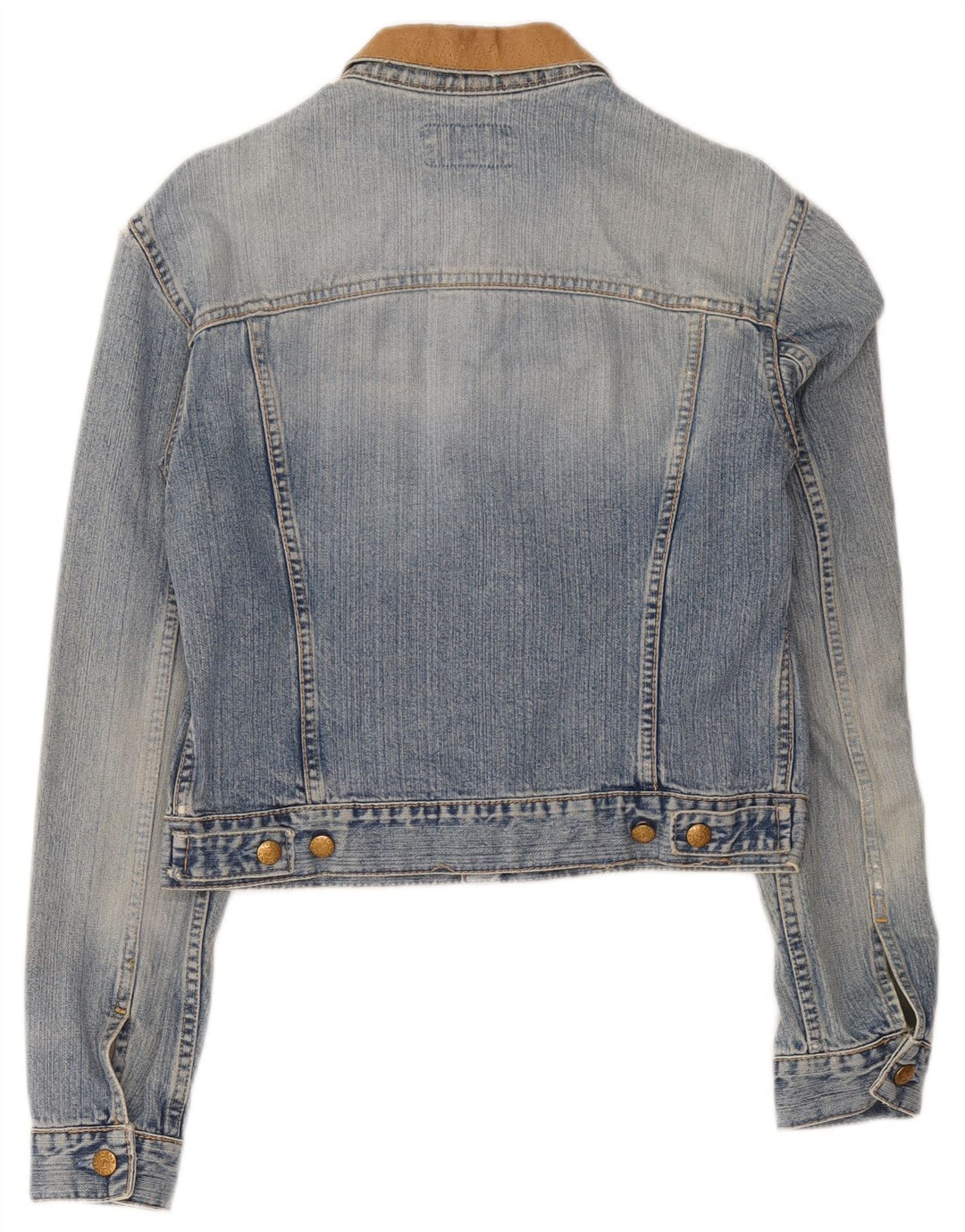 Swish Dame Crop Denim Jacket UK 14 Medium Blue