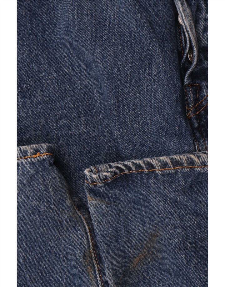 Levi's Herre 501 lige jeans W32 L34 blå bomuld