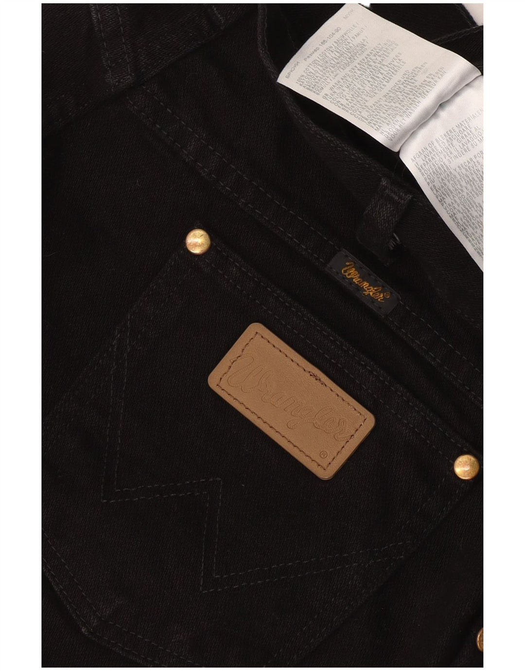 Wrangler Straight Jeans til mænd W36 L30 Sort