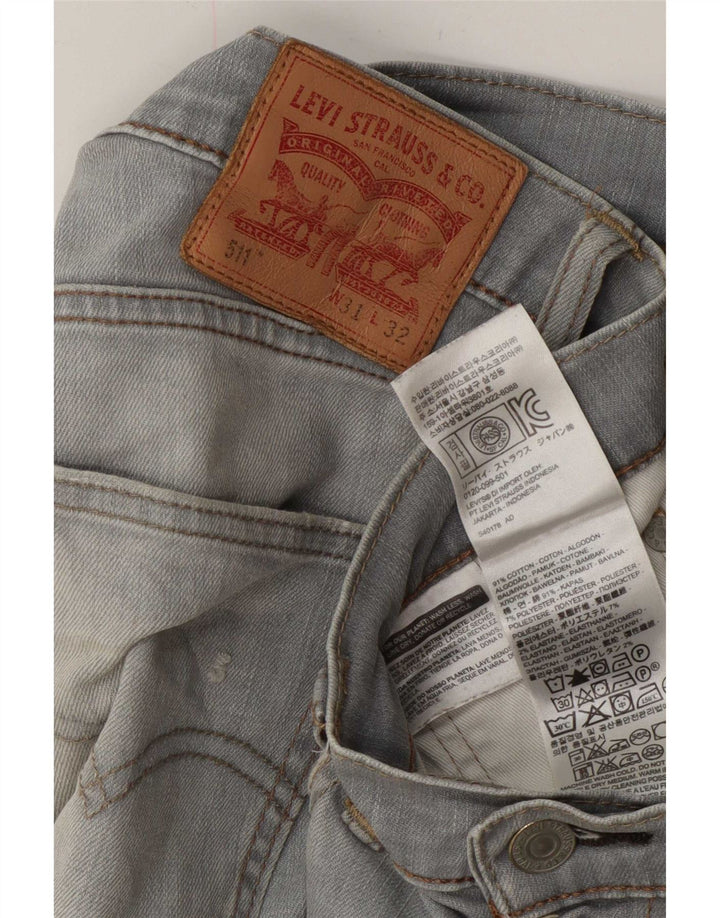 Levi's Herre 511 Slim Fit denimshorts W31 Medium Blue Bomuld