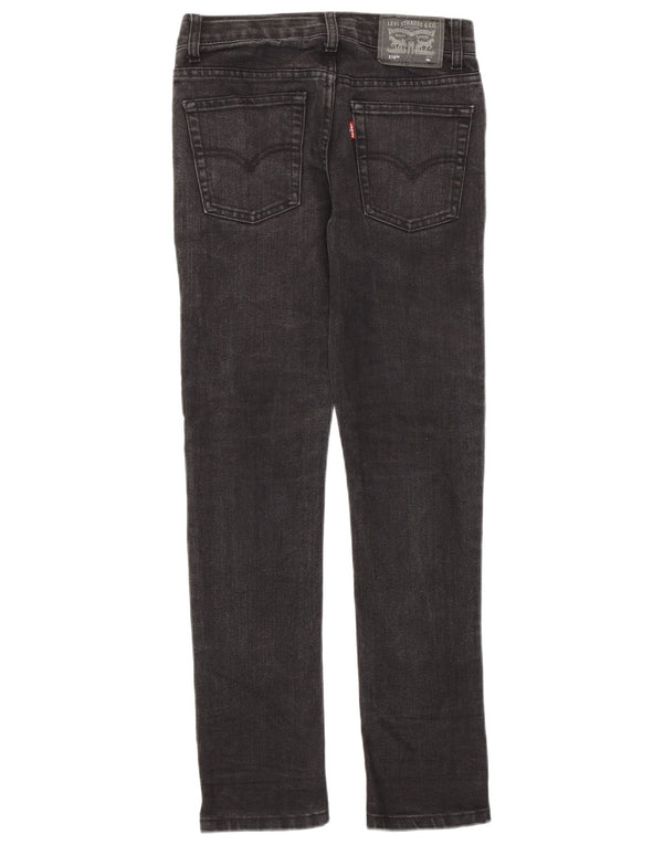 Levi's Boys 510 Skinny Jeans 9-10 år W26 L27 sort bomuld