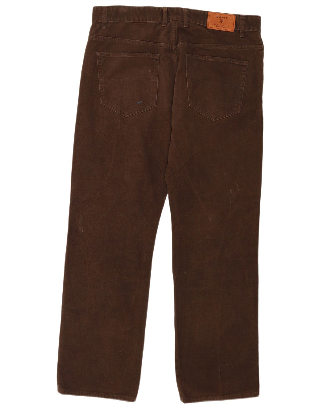 Gant Herre Regular Casual Bukser W36 L32 Brun Bomuld