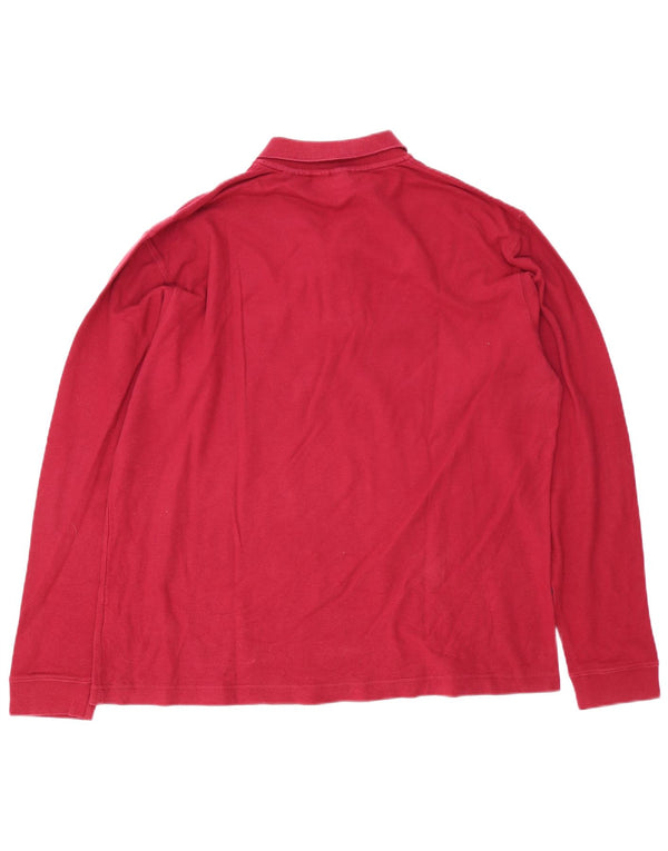 Fila Langærmet Polo Shirt til mænd XL Rød Bomuld