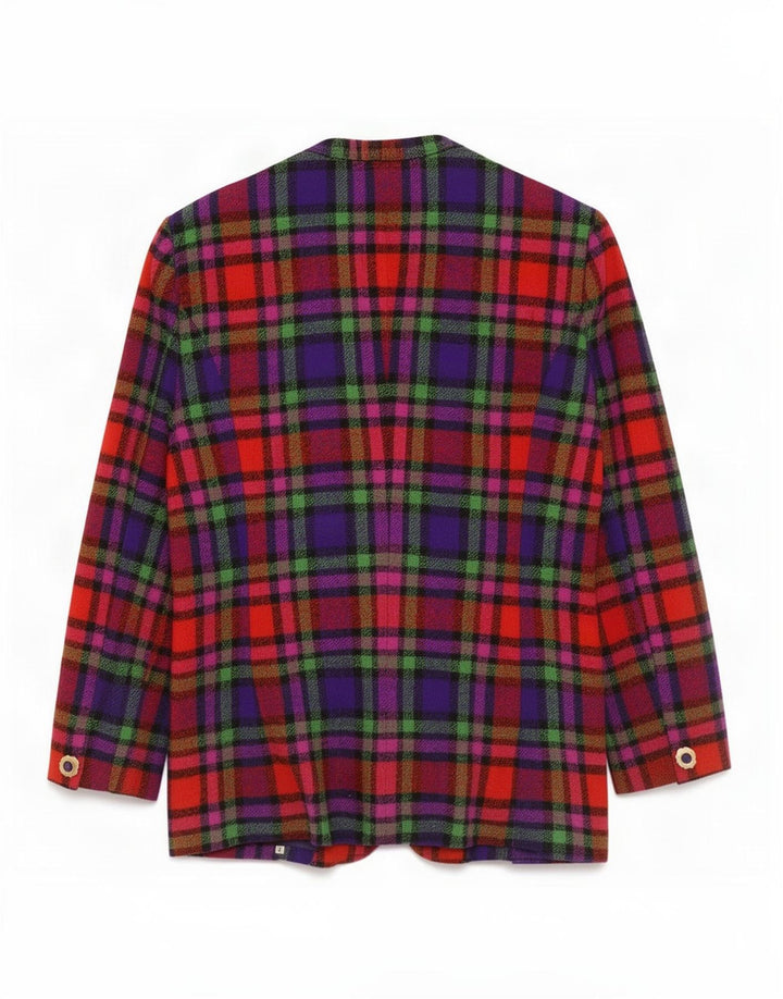 Betty Barclay Dame Longline Blazer Jacket UK 12 Medium Flerfarvet