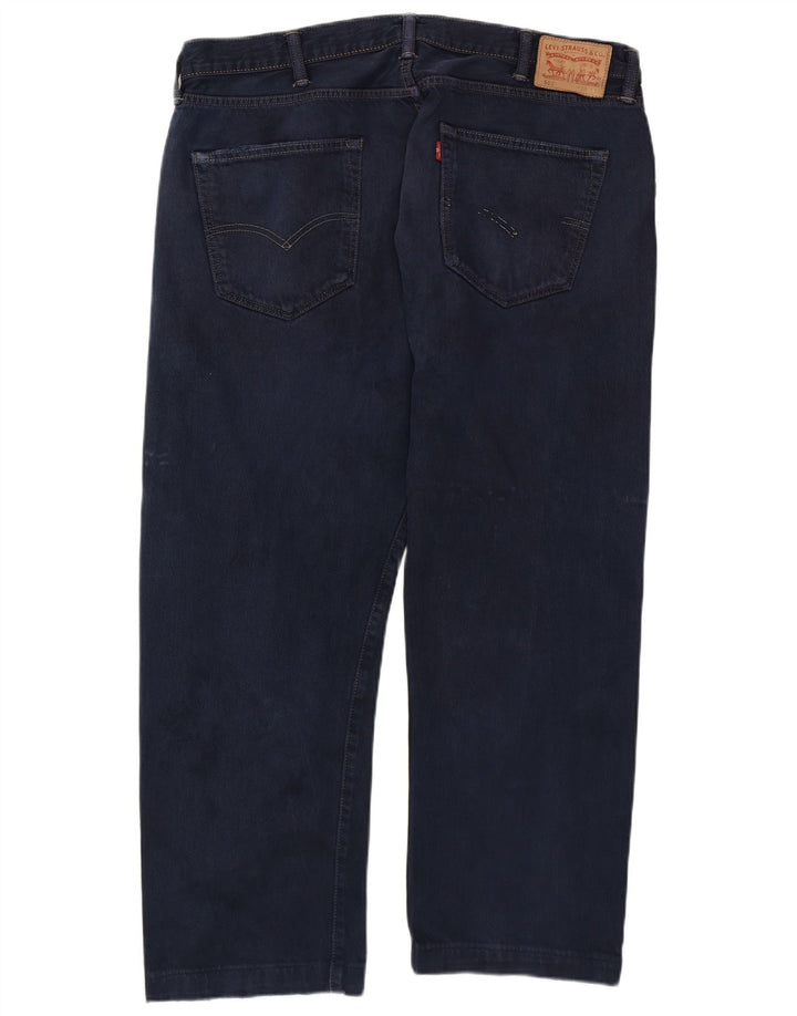 Levi's Herre 501 Straight Jeans W38 L27 Marineblå