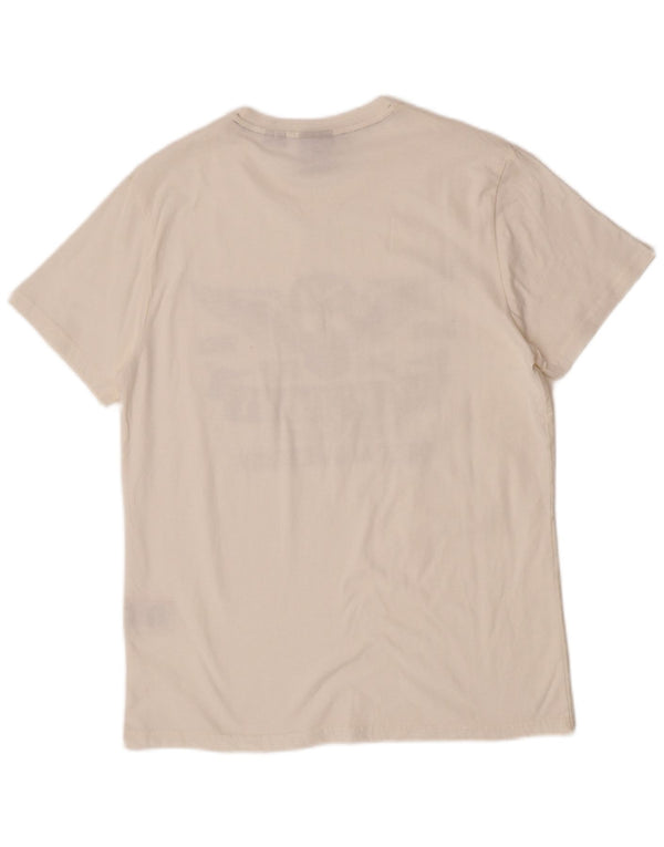 Superdry Herre grafisk T-shirt Top XL Hvid Bomuld