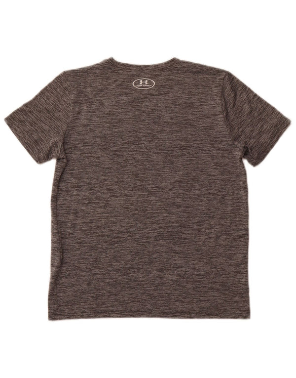 UNDER ARMOUR Drenge Heat Gear Grafisk T-shirt Top 11-12 år Large Grå