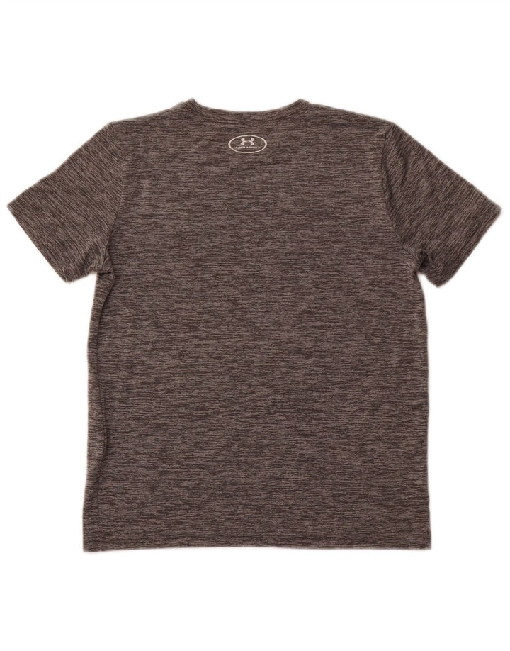UNDER ARMOUR Drenge Heat Gear Grafisk T-shirt Top 11-12 år Large Grå