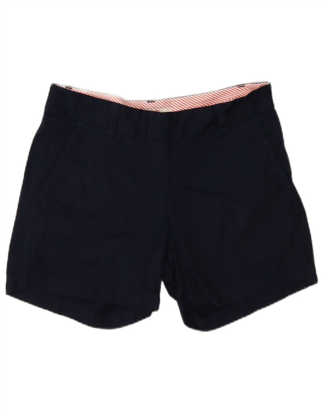 J. CREW Chino Shorts til kvinder US 2 XS W29 Marineblå Bomuld